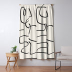 Abstract line art 15 Window Curtain Gallery Image 5