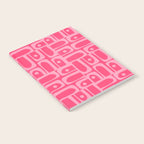 Very Pink Geometric Piquet Multi Pattern Notebook Gallery Image 2