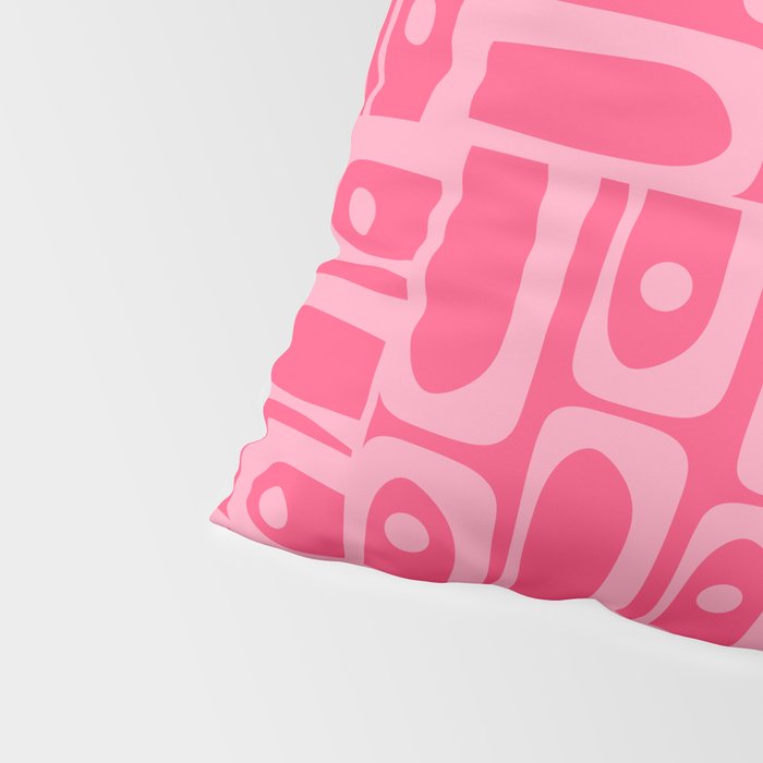 Very Pink Geometric Piquet Multi Pattern Pillow Sham Gallery Image 4