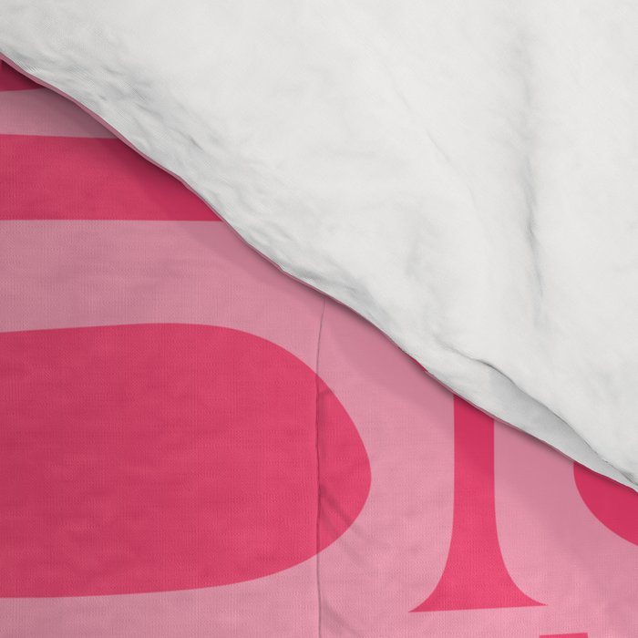 Very Pink Geometric Piquet Multi Pattern Comforter Gallery Image 4