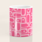 Very Pink Geometric Piquet Multi Pattern Coffee Mug Gallery Image 4