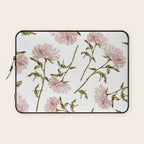 seamless pattern with graphic lush flowers Laptop Sleeve Gallery Image 1