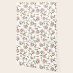 seamless pattern with graphic lush flowers Wallpaper Gallery Image 2