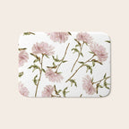 seamless pattern with graphic lush flowers Bath Mat Gallery Image 1