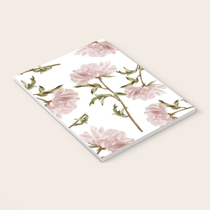 seamless pattern with graphic lush flowers Notebook Gallery Image 3