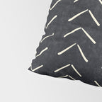 Boho Big Arrows in Black and White Pillow Sham Gallery Image 4