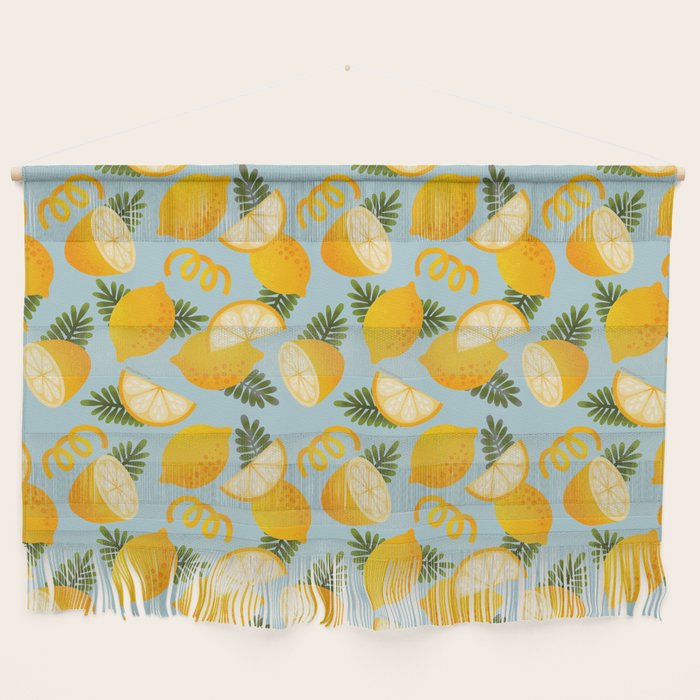 Lemon Pattern - Amalfi Coast Cocktails Wall Hanging Gallery Image 1