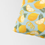 Lemon Pattern - Amalfi Coast Cocktails Pillow Sham Gallery Image 4