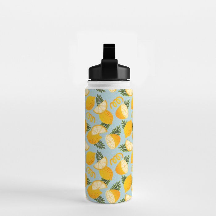 Lemon Pattern - Amalfi Coast Cocktails Water Bottle Gallery Image 2