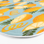 Lemon Pattern - Amalfi Coast Cocktails Bath Mat Gallery Image 3