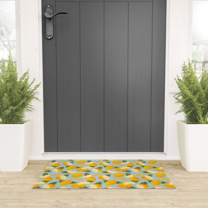 Lemon Pattern - Amalfi Coast Cocktails Welcome Mat Gallery Image 3
