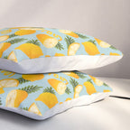 Lemon Pattern - Amalfi Coast Cocktails Pillow Sham Gallery Image 3