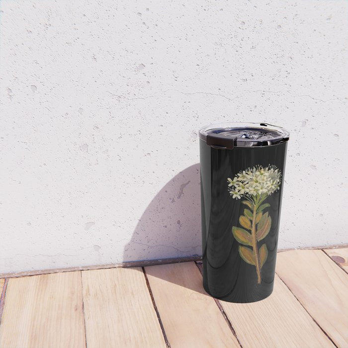 Ledum Latifolium by Mary Delany Paper Collage Floral Flower Botanical Paper Mosaic Vintage Scientific Plant Anatomy  Travel Mug Gallery Image 4