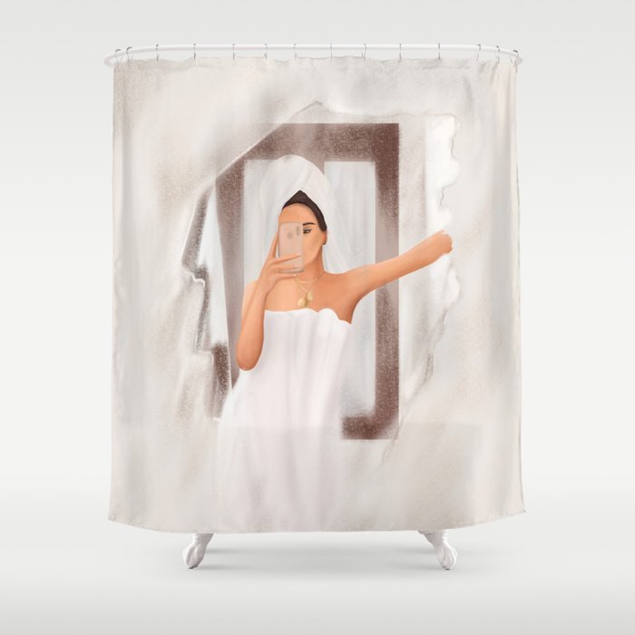 Weekend Morning I Shower Curtain Gallery Image 1