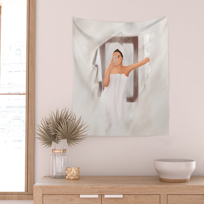 Weekend Morning I Wall Tapestry Gallery Image 2