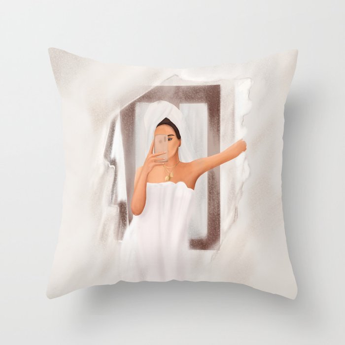 Weekend Morning I Throw Pillow Gallery Image 6