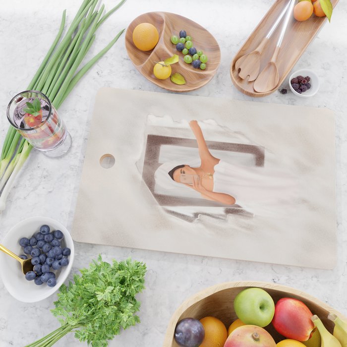 Weekend Morning I Cutting Board Gallery Image 2