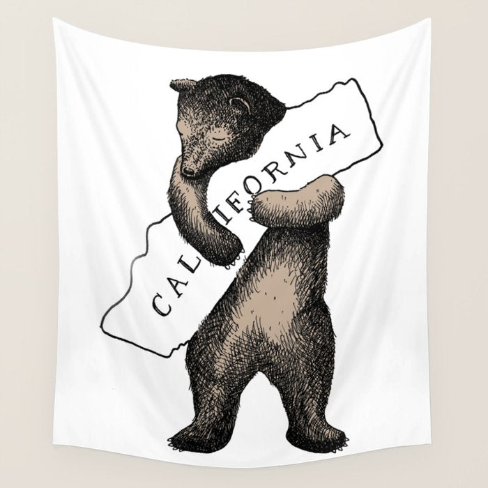 i love you california Wall Tapestry Gallery Image 4
