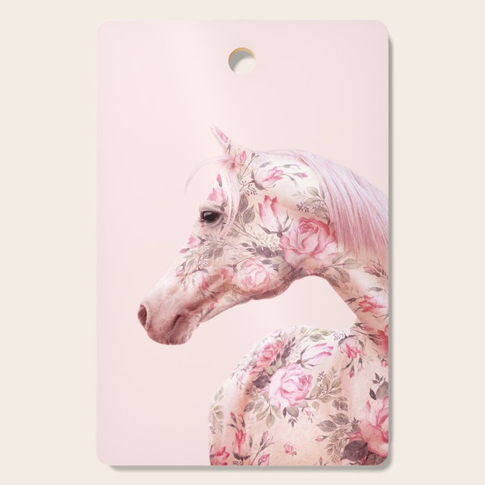 FLORAL HORSE Cutting Board Gallery Image 1