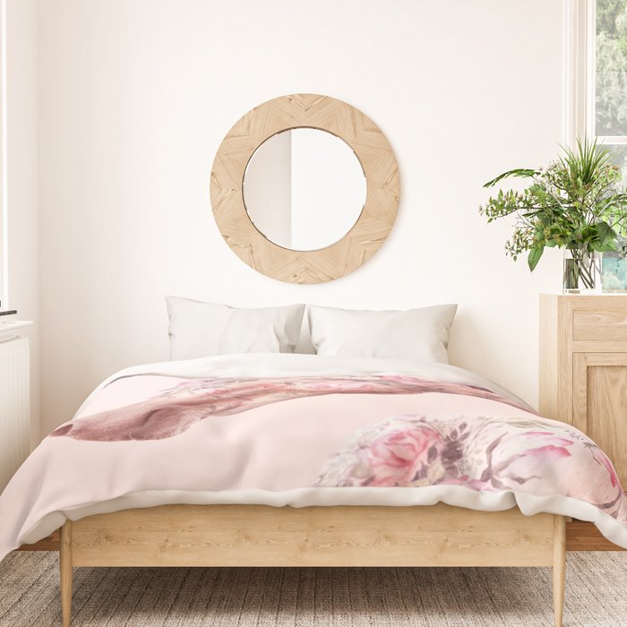 FLORAL HORSE Duvet Cover Gallery Image 3