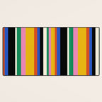 Classic Stripes XIII - Bold Retro Desk Mat Gallery Image 3