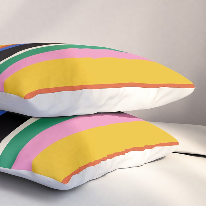 Classic Stripes XIII - Bold Retro Pillow Sham Gallery Image 3