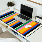 Classic Stripes XIII - Bold Retro Desk Mat Gallery Image 2
