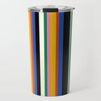 Classic Stripes XIII - Bold Retro Travel Mug Gallery Image 1