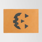 Pumpkin Face Rug Gallery Image 2