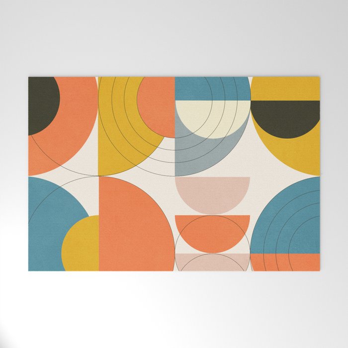 Roud Flow No. 7 Welcome Mat Gallery Image 1
