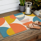 Roud Flow No. 7 Outdoor Rug Gallery Image 2