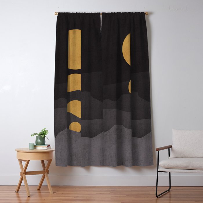 Rise of the golden moon Window Curtain Gallery Image 5