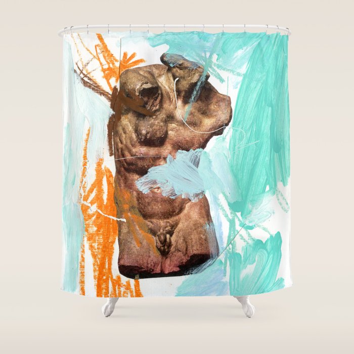 Composition 450 Shower Curtain Gallery Image 1