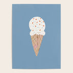 Sprinkle Ice Cream Pattern Poster Gallery Image 4