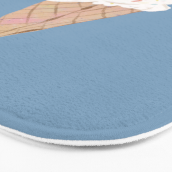Sprinkle Ice Cream Pattern Bath Mat Gallery Image 3