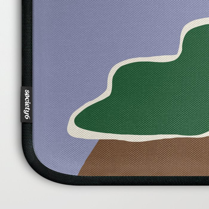 Retro minimal flower II Laptop Sleeve Gallery Image 3