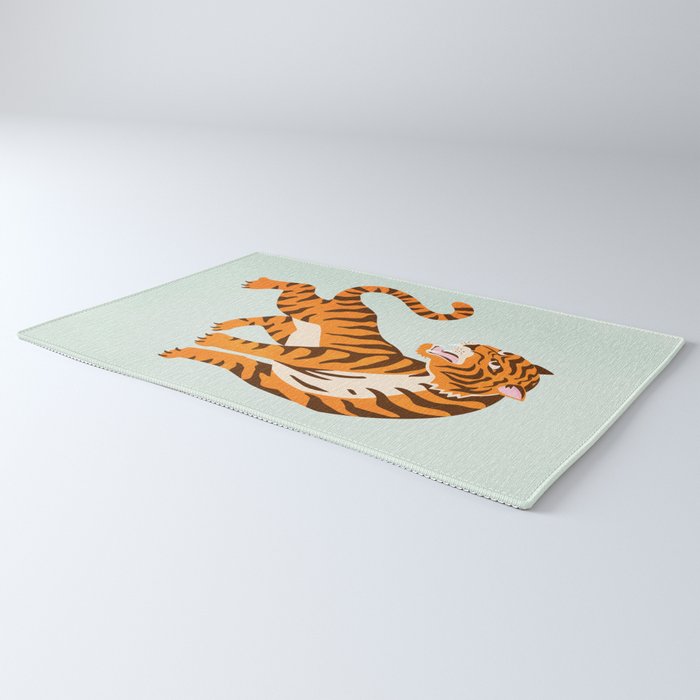 The Roar: Orange Tiger Edition Rug Gallery Image 3