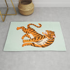 The Roar: Orange Tiger Edition Rug Gallery Image 1