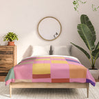 Pink squares Comforter Gallery Image 3