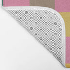 Pink squares Bath Mat Gallery Image 2