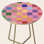 Pink squares Side Table Gallery Image 2
