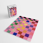 Pink squares Jigsaw Puzzle Gallery Image 2