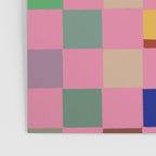 Pink squares Poster Gallery Image 3