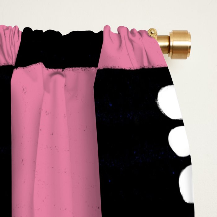 Pink squares Window Curtain Gallery Image 2