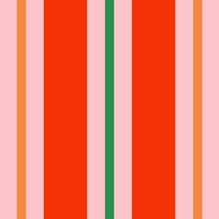 Bold Stripes Orange Pink Green Coffee Mug Gallery Image 2