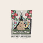 The High Priestess Bunny Tarot Card Wall Hanging Gallery Image 1