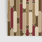 Modern Tabs in Brown, Burgundy and Tan Poster Gallery Image 3