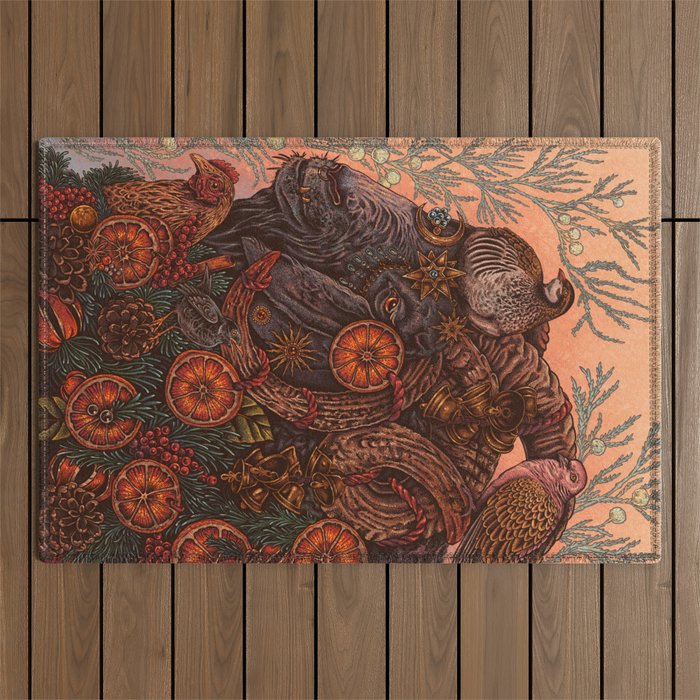 Krampus 2024 Outdoor Rug Gallery Image 1