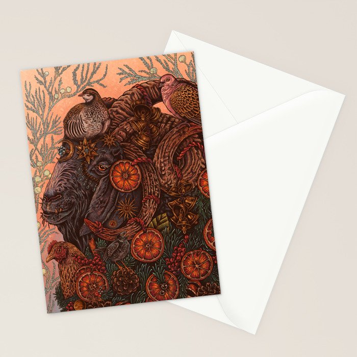 Krampus 2024 Stationery Card Gallery Image 2