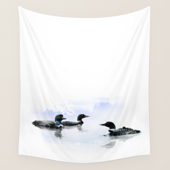 Loons Wall Tapestry Gallery Image 1